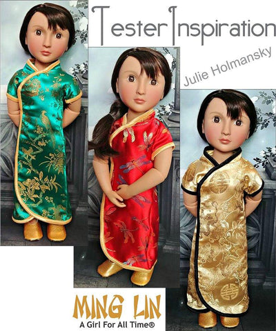 Doll Tag Clothing A Girl For All Time Ming Lin Pattern for A Girl For All Time Dolls larougetdelisle