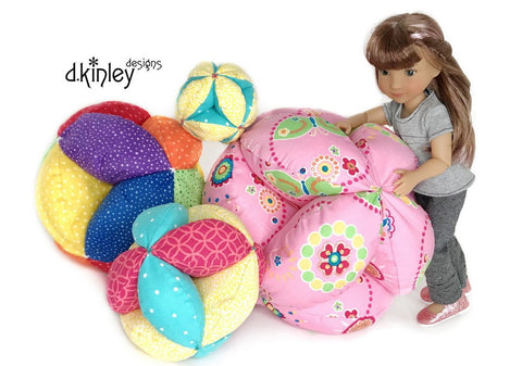 Dkinley Designs Bitty Baby/Twin Nonni's Baby Ball Accessory Pattern for Dolls and Kids larougetdelisle