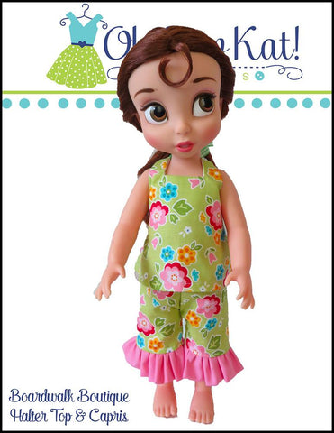 Oh Sew Kat Disney Animator Boardwalk Boutique Halter Top & Capris for Disney Animators' Dolls larougetdelisle