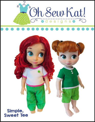 Oh Sew Kat Disney Doll Simple, Sweet Tee for Disney Animators' Dolls larougetdelisle