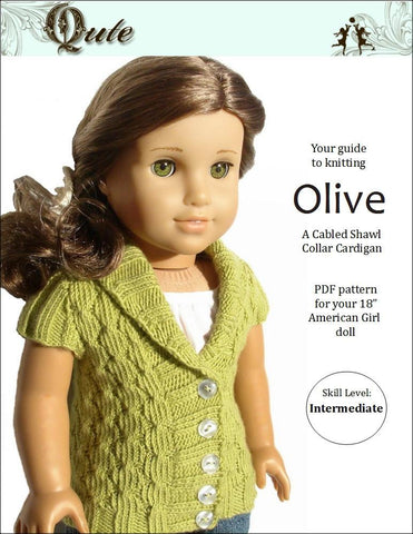 Qute Knitting Olive Cardigan Knitting Pattern larougetdelisle