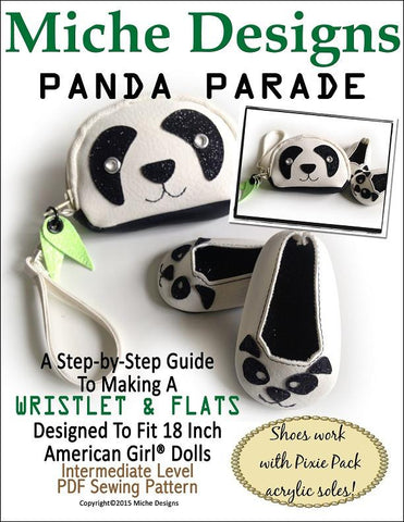Miche Designs 18 Inch Modern Panda Parade Bundle 18" Doll Clothes larougetdelisle