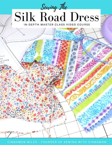 SWC Classes Sewing The Silk Road Dress Sew Along Course larougetdelisle