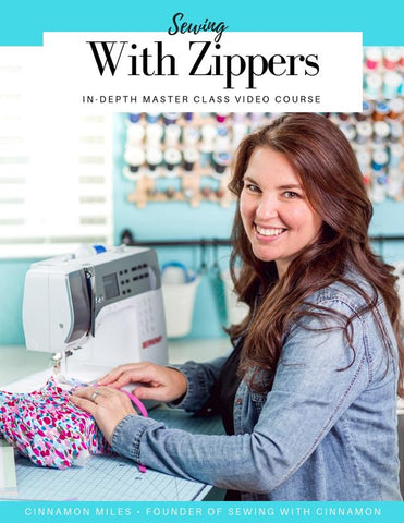 SWC Classes Sewing With Zippers - Master Class Video Course larougetdelisle