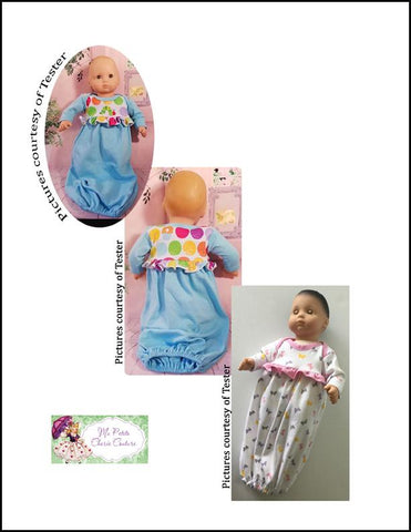 Mon Petite Cherie Couture Bitty Baby/Twin Aviva 15" Baby Doll Clothes Pattern larougetdelisle