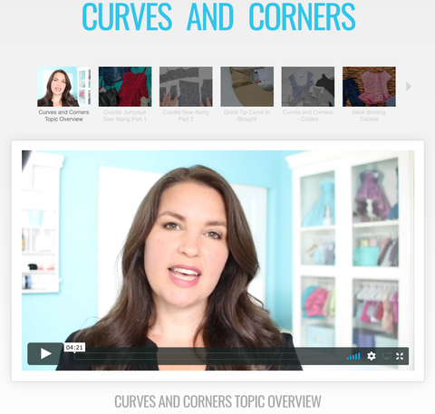 SWC Classes Sewing Curves and Corners Master Class Video Course larougetdelisle