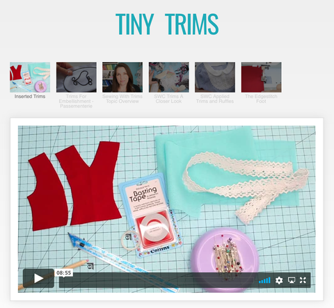 SWC Classes Sewing With Tiny Trims Master Class Video Course larougetdelisle