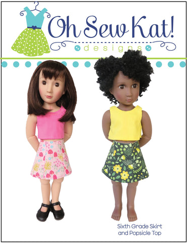 Oh Sew Kat A Girl For All Time Sixth Grade Skirt Pattern For A Girl For All Time Dolls larougetdelisle