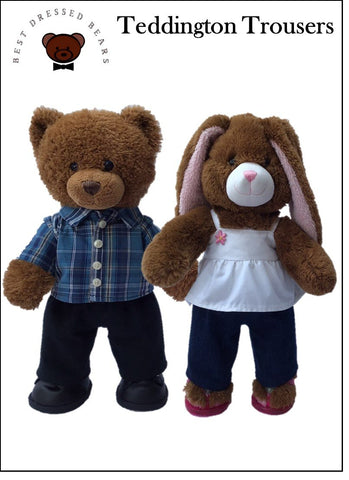 Best Dressed Bears Build-A-Bear Teddington Trousers Pattern for Build-A-Bear Dolls larougetdelisle