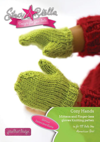 Stacy and Stella Knitting Cozy Hands 18" Doll Accessories larougetdelisle