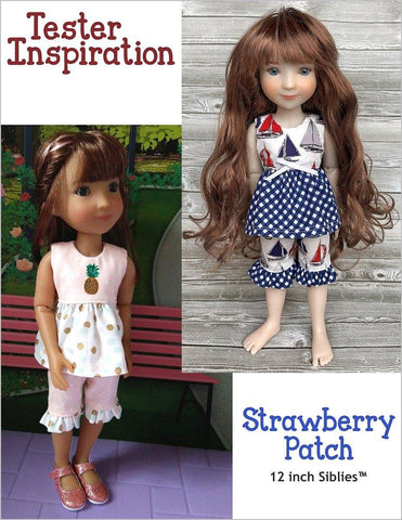 Doll Tag Clothing Siblies Strawberry Patch 12" Siblies Doll Clothes Pattern larougetdelisle