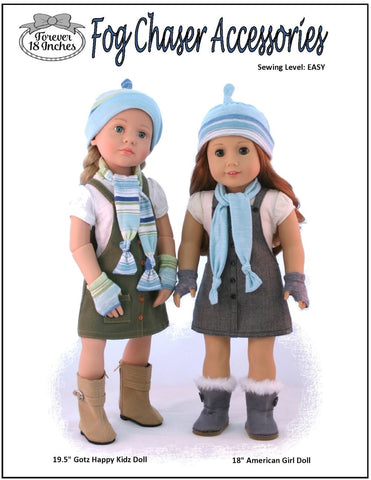 Forever 18 Inches 18 Inch Modern Fog Chaser Accessories 18-19" Doll Clothes Pattern larougetdelisle