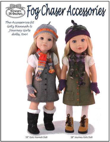 Forever 18 Inches 18 Inch Modern Fog Chaser Accessories 18-19" Doll Clothes Pattern larougetdelisle