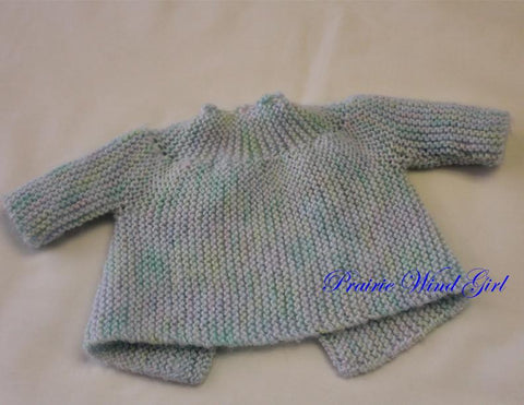 Prairie Wind Girl Bitty Baby/Twin Baby Bailey Bundle Knitting Pattern larougetdelisle