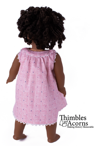 Thimbles and Acorns 18 Inch Historical Primrose Chemise 18" Doll Clothes Pattern larougetdelisle