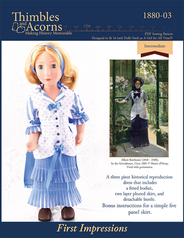 Thimbles and Acorns A Girl For All Time First Impressions for AGAT Dolls larougetdelisle