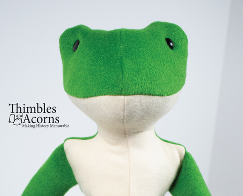 Thimbles and Acorns Cloth doll Frog Doll 18" Cloth Doll Pattern larougetdelisle