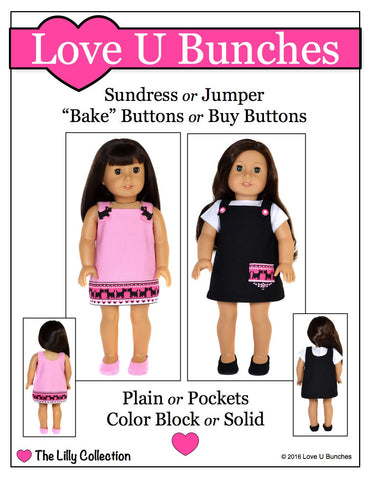 Love U Bunches 18 Inch Modern All Buttoned Up 18" Doll Clothes larougetdelisle