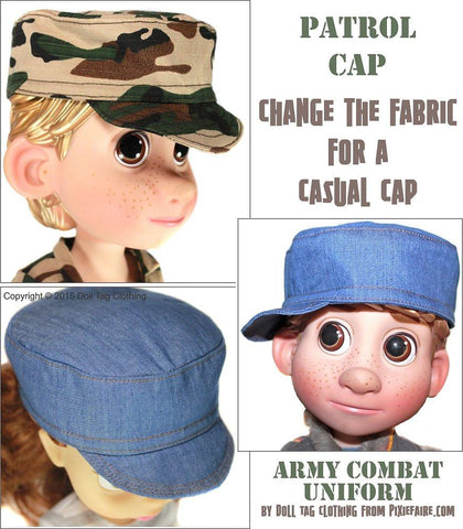 Doll Tag Clothing Disney Doll Army Combat Uniform Pattern for Disney Animator Dolls larougetdelisle