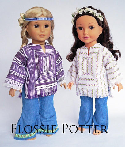 Flossie Potter 18 Inch Modern California Baja 18" Doll Clothes Pattern larougetdelisle