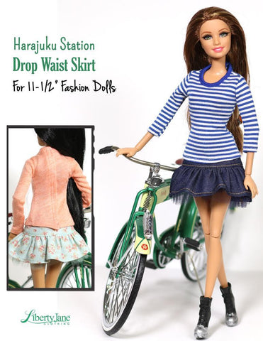 Liberty Jane Barbie Harajuku Station Skirt for 11 1/2" Fashion Dolls larougetdelisle