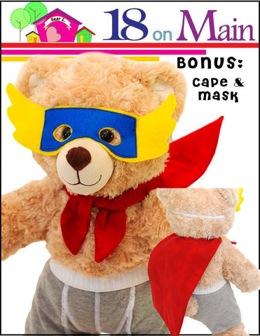 18 On Main Build-A-Bear Captain Underwear Pattern for Build-A-Bear Dolls larougetdelisle