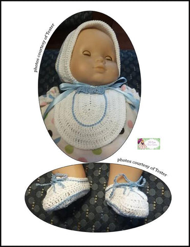 Mon Petite Cherie Couture Bitty Baby/Twin Cool Bowties Crochet Pattern larougetdelisle