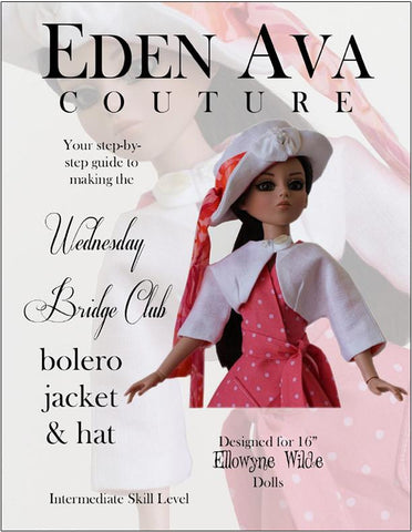 Eden Ava Ellowyne Bolero Jacket and Hat for Ellowyne Dolls larougetdelisle