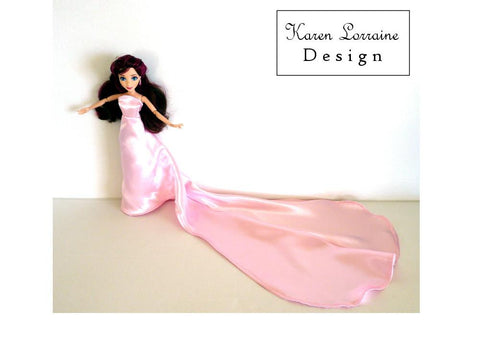 Karen Lorraine Design Barbie Elegant Pattern for 11-1/2" Fashion Dolls larougetdelisle