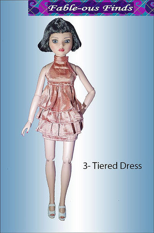 Fable-ous Finds Ellowyne Burst Into Tiers Dress Pattern for Ellowyne Dolls larougetdelisle