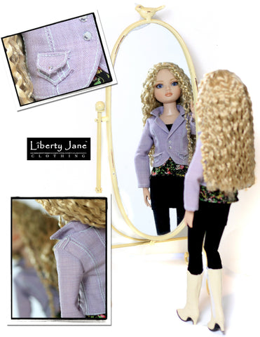 Liberty Jane Ellowyne Sofia Outfit Pattern for Ellowyne Dolls larougetdelisle
