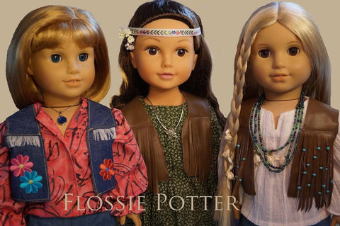 Flossie Potter 18 Inch Modern Favorite Fringed Vest 18" Doll Clothes larougetdelisle