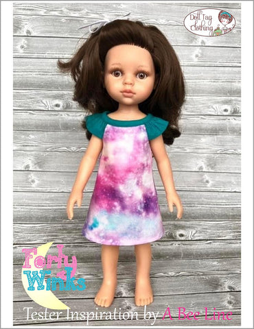 Doll Tag Clothing Siblies Forty Winks Pattern for 12-13" Dolls such as Siblies™, Corolle® les Cheries, or Paola Reina™ larougetdelisle