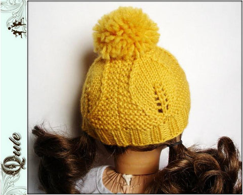 Qute Knitting Goldie Hat Knitting Pattern larougetdelisle
