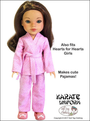 Doll Tag Clothing WellieWishers Karate Uniform for 14 to 14.5 Inch Dolls larougetdelisle