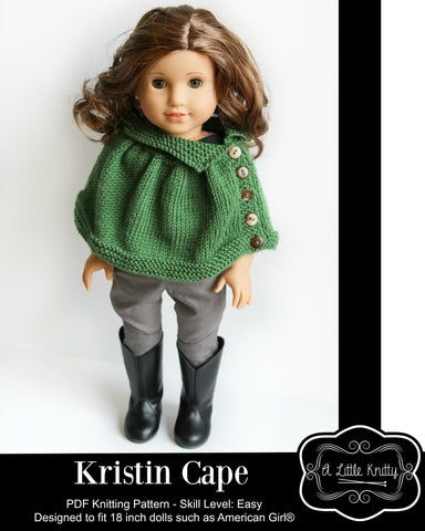 A Little Knitty Knitting Kristin Cape Knitting Pattern larougetdelisle