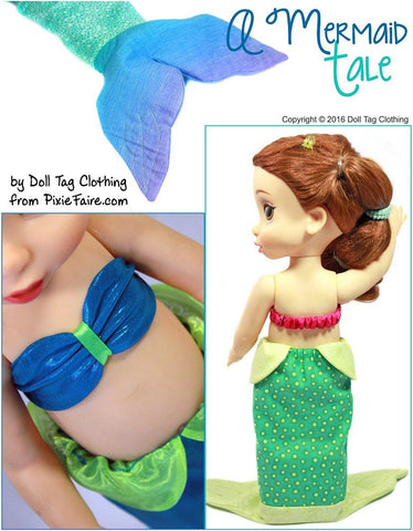 Doll Tag Clothing Disney Doll A Mermaid Tale for Disney Animator Dolls larougetdelisle