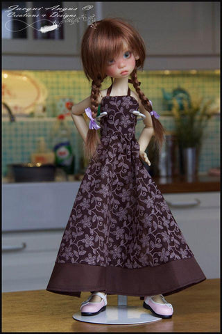 Jacqui Angus Creations & Designs BJD Pirouette Dress Pattern for MSD Ball Jointed Dolls larougetdelisle