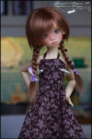 Jacqui Angus Creations & Designs BJD Pirouette Dress Pattern for MSD Ball Jointed Dolls larougetdelisle