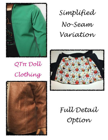 QTπ Doll Clothing 18 Inch Modern Springtime Fun Jacket 18" Dolls larougetdelisle