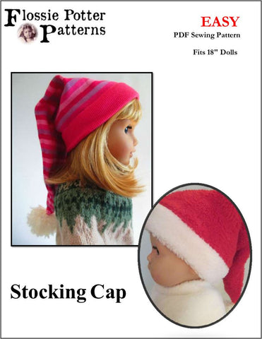 Flossie Potter 18 Inch Modern Stocking Cap 18" Doll Accessories larougetdelisle