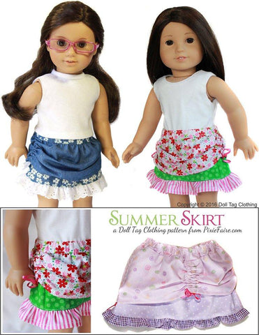Doll Tag Clothing 18 Inch Modern Summer Skirt 18" Doll Clothes larougetdelisle