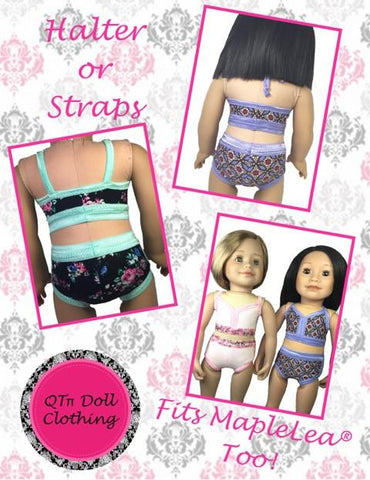 QTπ Doll Clothing 18 Inch Modern Take The Plunge Swimsuit 18" Doll Clothes larougetdelisle