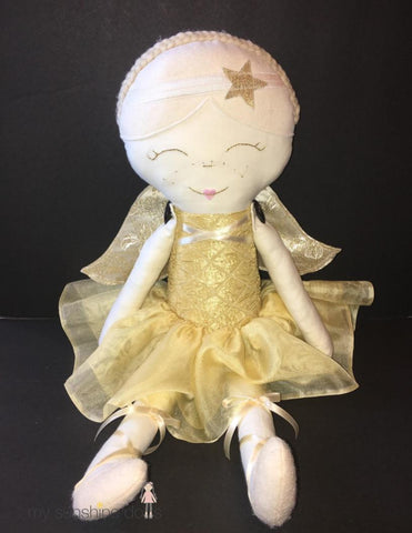 My Sunshine Dolls Cloth doll Aria Angel Doll 23" Cloth Doll Pattern larougetdelisle