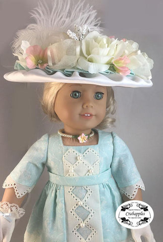 Crabapples 18 inch Historical Edwardian Fancy Bundle 18" Doll Clothes Pattern larougetdelisle