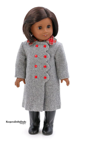 Keepers Dolly Duds Designs 18 Inch Historical Balmoral Holiday 18" Doll Clothes Pattern larougetdelisle