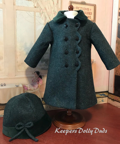 Keepers Dolly Duds Designs 18 Inch Historical Balmoral Holiday 18" Doll Clothes Pattern larougetdelisle