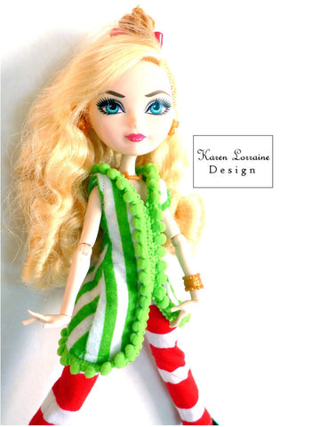 Karen Lorraine Design Monster High The Occasional Elf Pattern for Monster High Dolls larougetdelisle