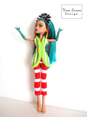 Karen Lorraine Design Monster High The Occasional Elf Pattern for Monster High Dolls larougetdelisle