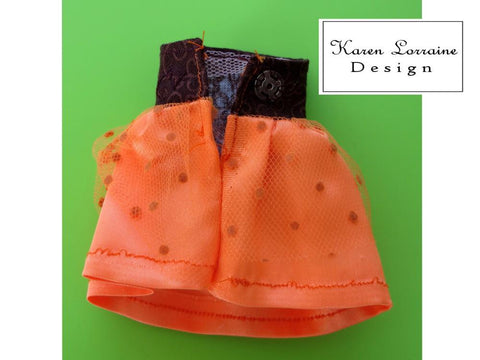 Karen Lorraine Design Monster High Overskirt Package Pattern for Ever After High Dolls larougetdelisle